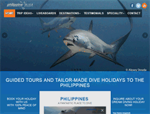Tablet Screenshot of philippinediveholidays.com